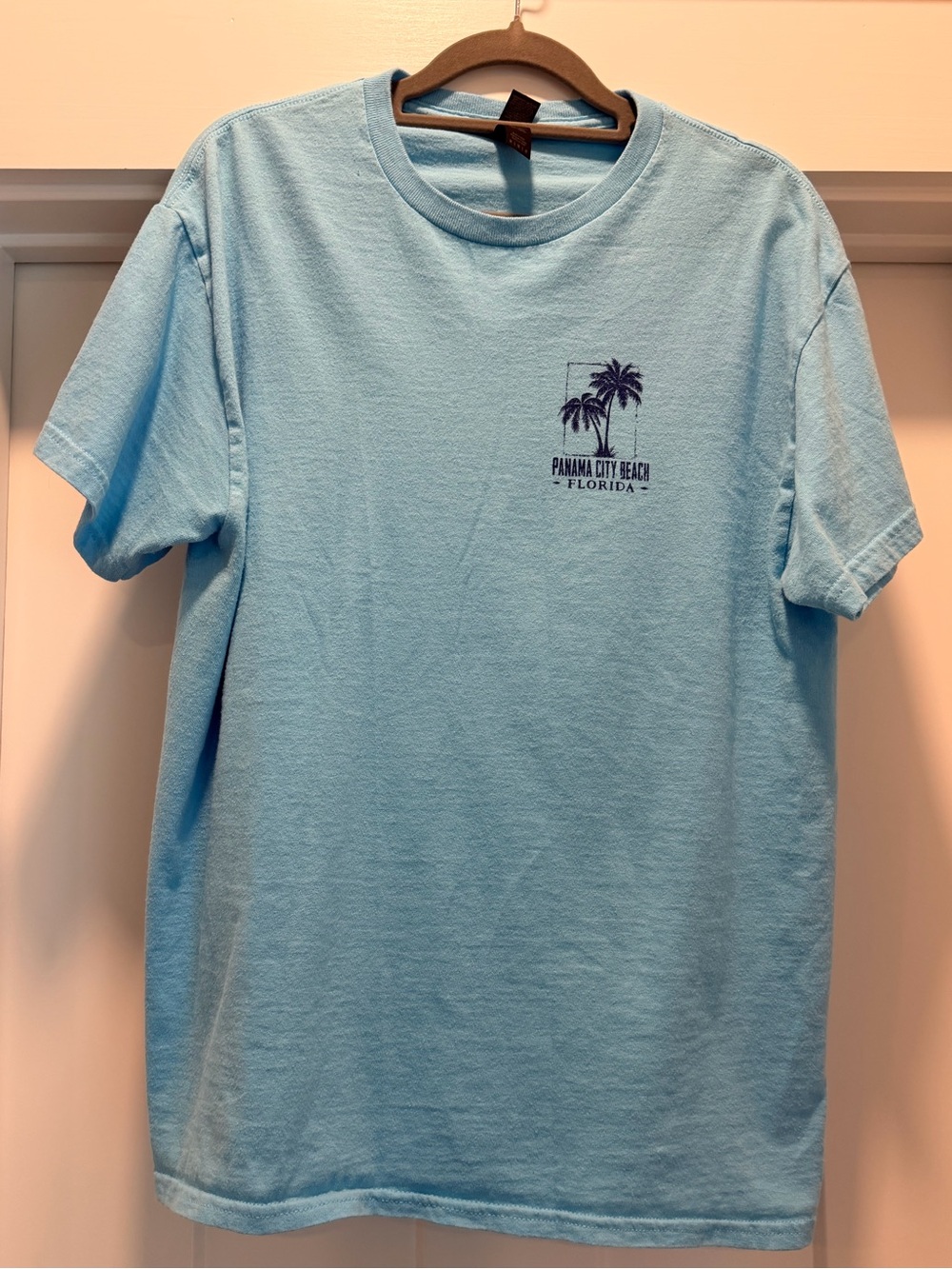 Panama City Beach FL Souvenir Graphic T-Shirt Blue M